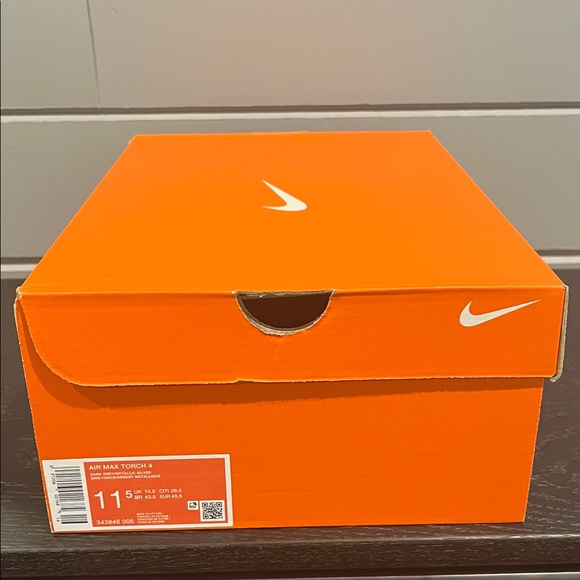 Nike Air Max Torch 4 Dark Grey/Metallic Silver/Red Men’s Size 11.5 - Picture 8 of 8